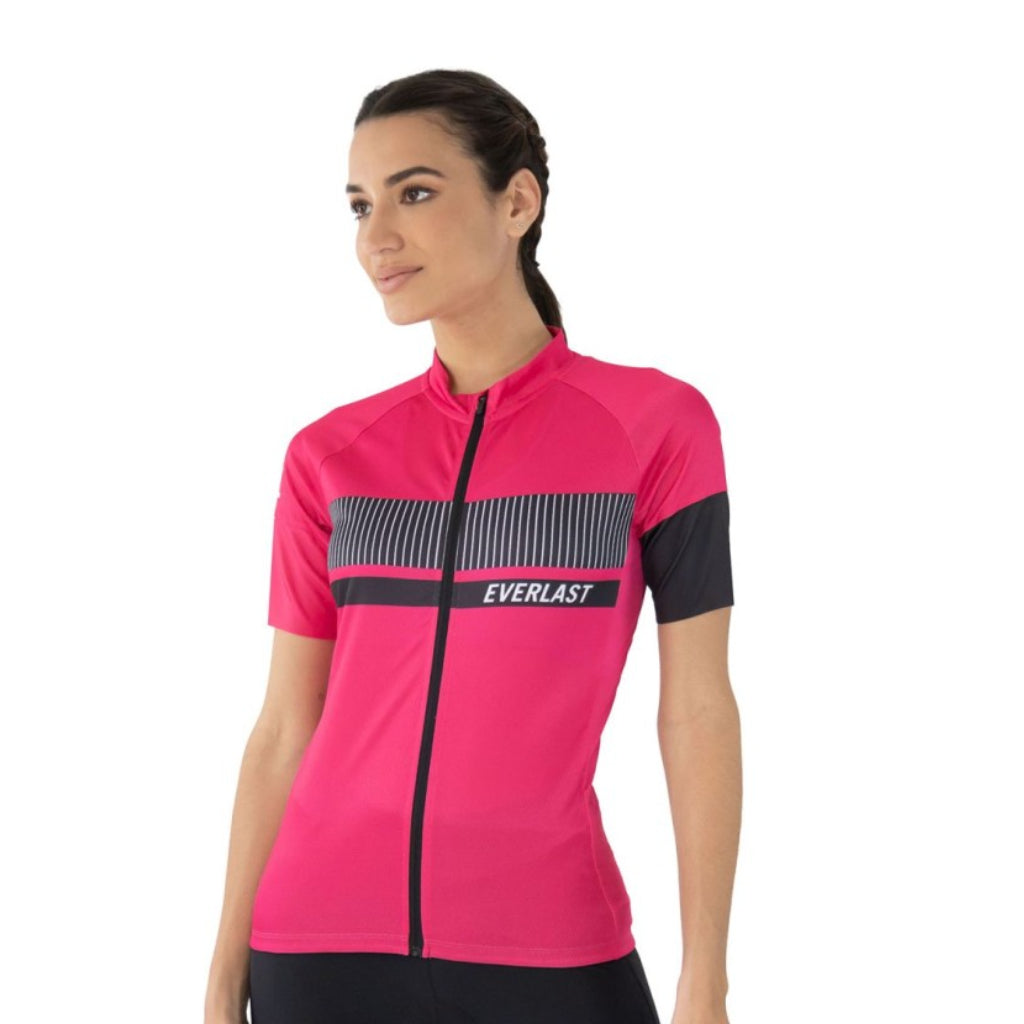 Everlast Camisa de Ciclismo CYC Rosa, para Mujer