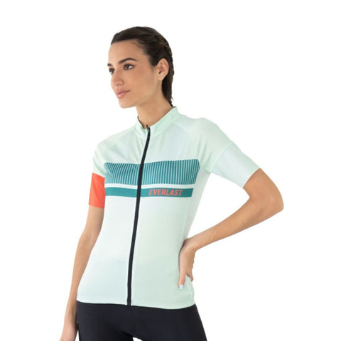 Everlast Camisa de Ciclismo CYC Verde, para Mujer