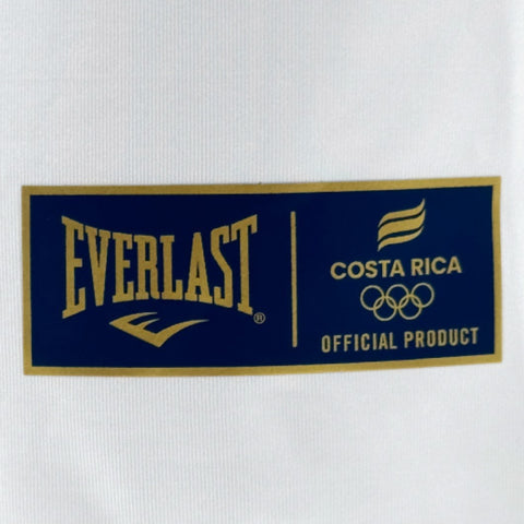 Everlast Camiseta Deportiva Comité Olímpico París 2024 Costa Rica Blanco, para Mujer