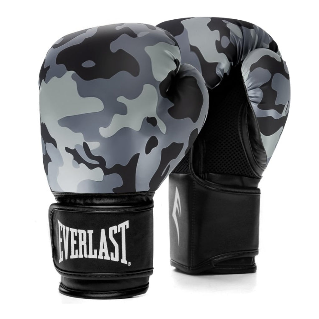 Everlast Guantes para Boxeo Camo Spark, Gris