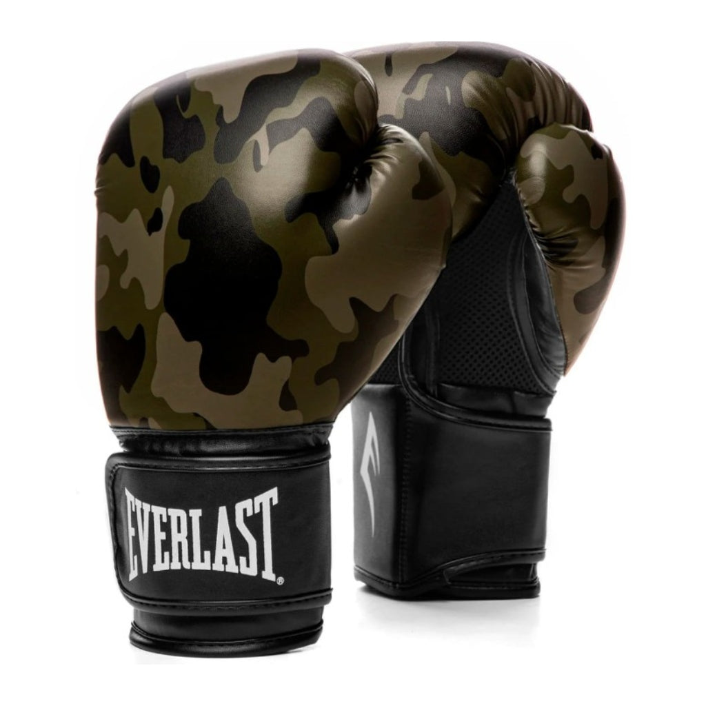 Everlast Guantes para Boxeo Camo Spark, Verde