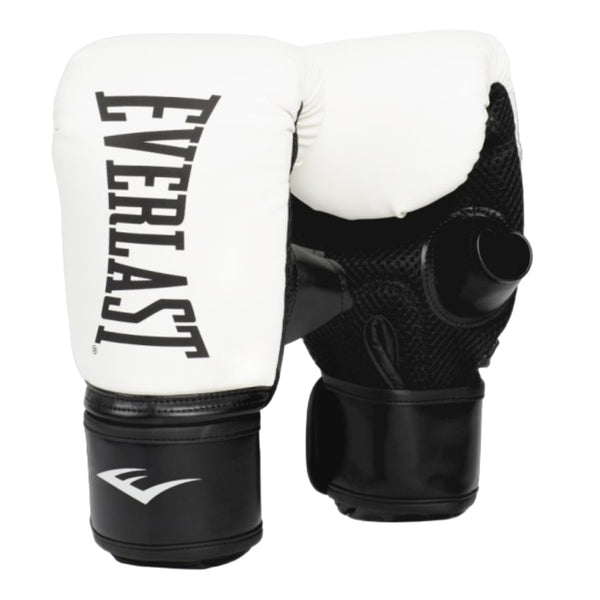 Everlast Guantes para Boxeo Elite Cardio, Blanco/Negro