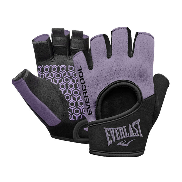 Everlast Guantes para Pesas Heather II, Negro/Lila