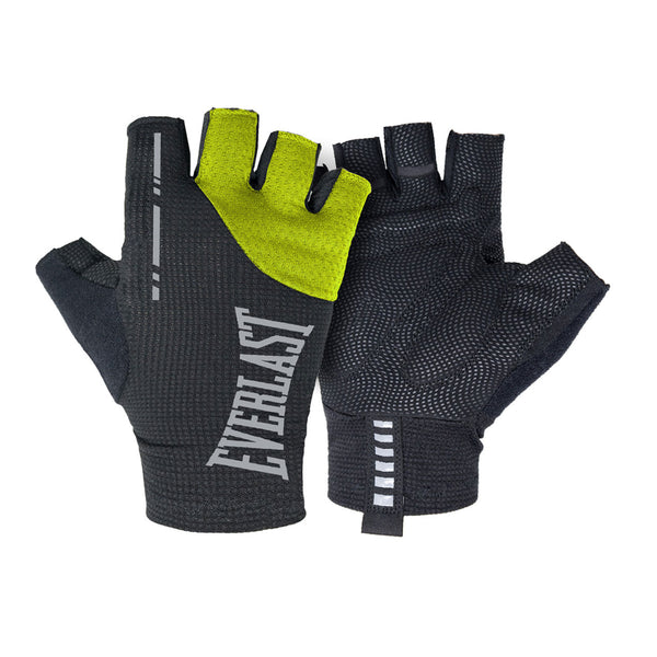 Everlast Guantes para Pesas Pulse, Negro/Lima