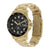 Fossil Reloj Análogo Acero Inoxidable Fossil Blue Dive Dorado, para Hombre