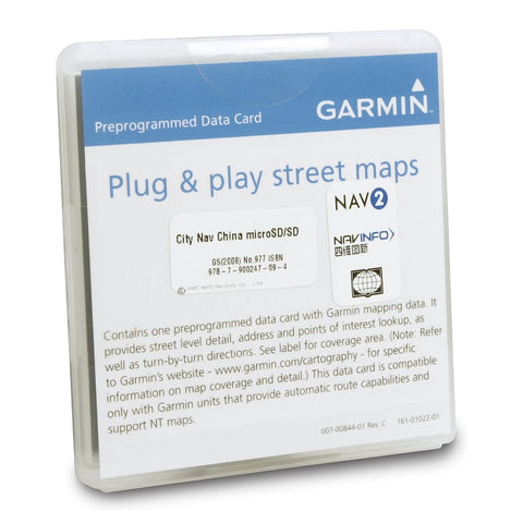 Garmin Mapa de China en Tarjeta microSD/SD