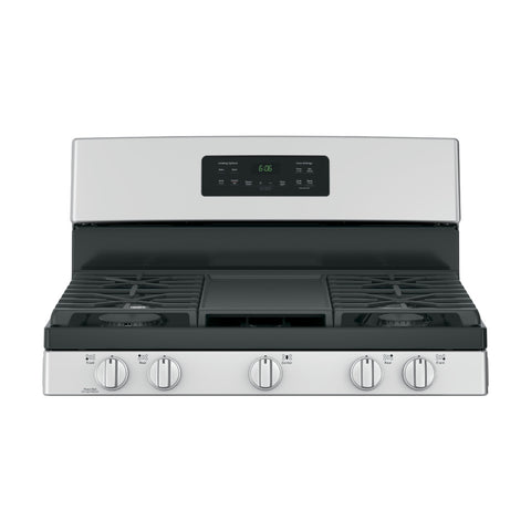 GE Appliances  Cocina de Gas 30" Acero Inoxidable (JGBS66REKSS)