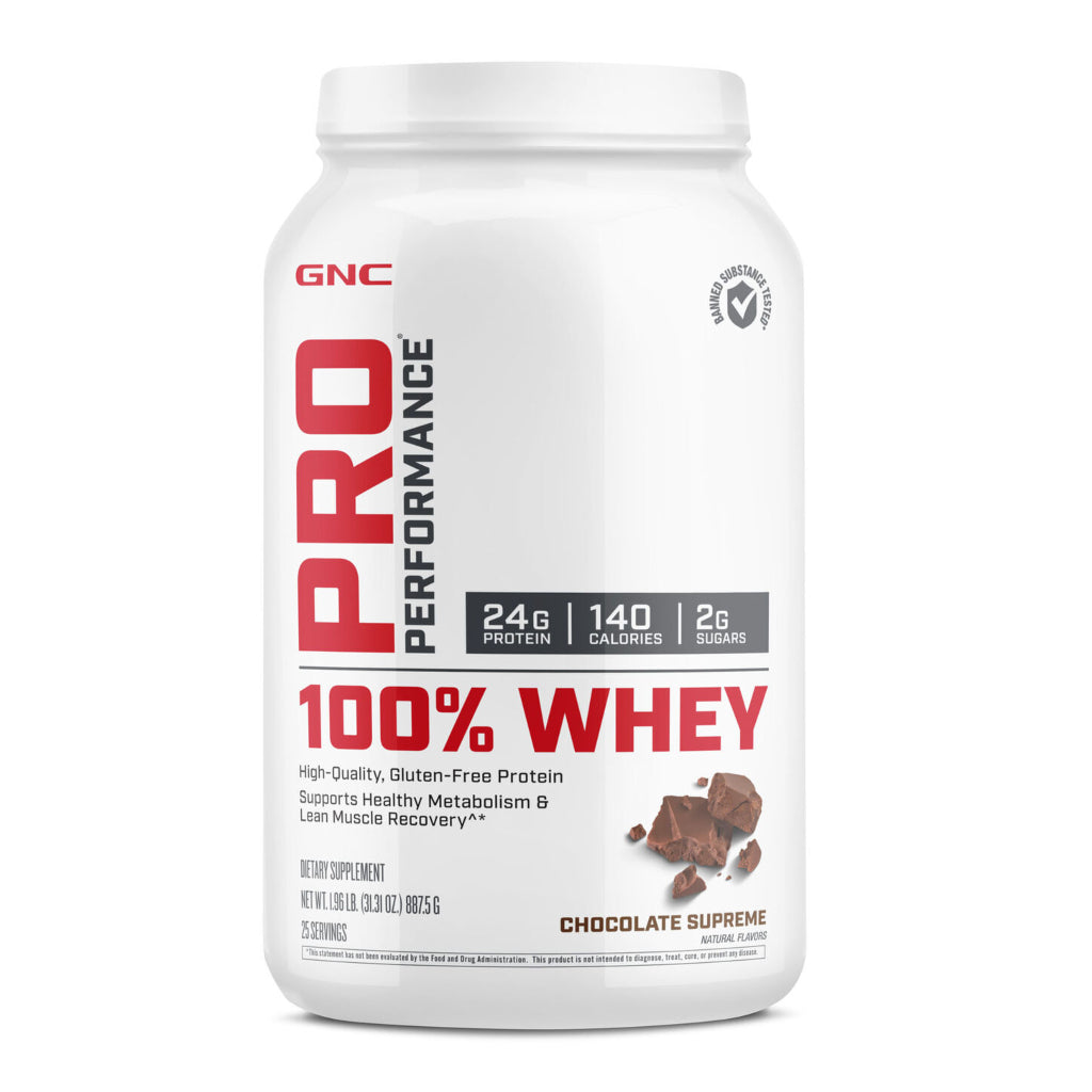 GNC Proteína Pro Performance 100 % Whey Chocolate Supreme, 1.96 Libras