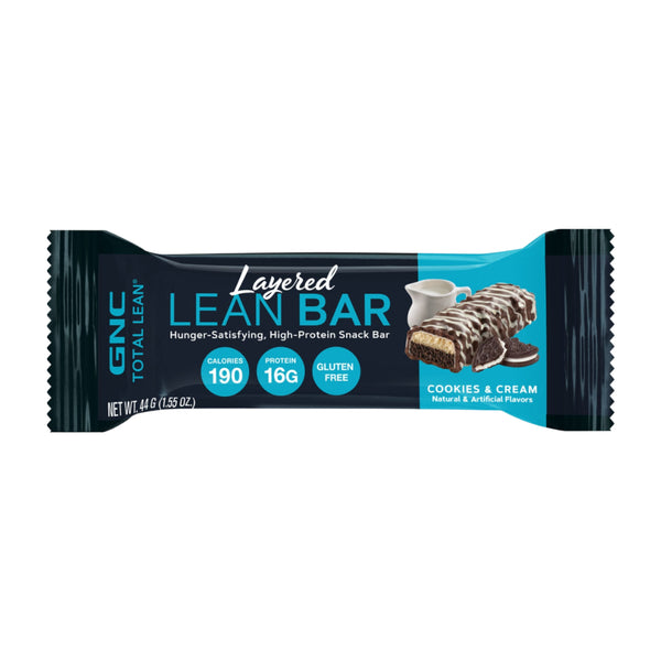 GNC Suplemento Alimenticio Barra de Proteína Total Lean, 44g