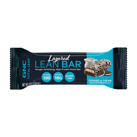 GNC Suplemento Alimenticio Barra de Proteína Total Lean, 44g