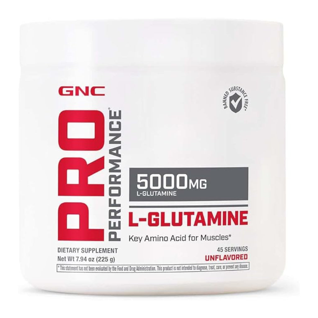 GNC Suplemento Alimenticio PP L-Glutamina 5000mg, 225g