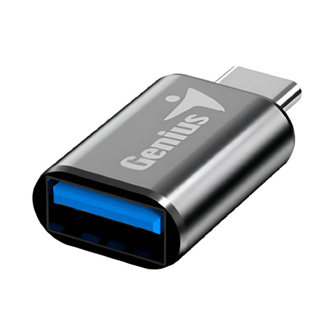 Genius Adaptador USB-C Macho a USB-A Hembra, 32590002400