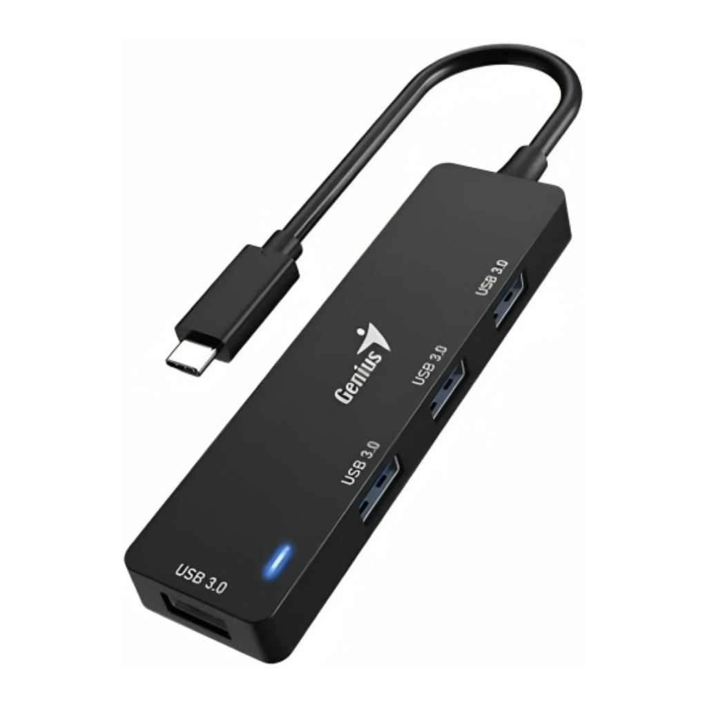 Genius Hub Adaptador USB-C Macho a USB RS2 UH-400, 31240002400