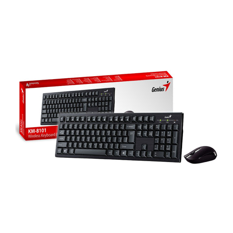 Genius Kit Teclado y Mouse Inalámbrico KM-8101, 31340014401