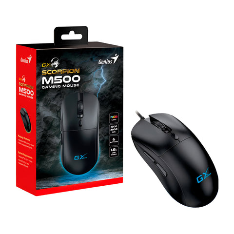 Genius Mouse Alámbrico Scorpion M500, 31040011400