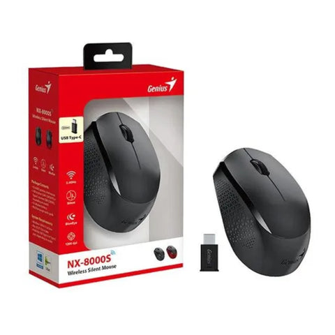 Genius Mouse Inalámbrico USB-C RS2 NX-8000S, 31030035400