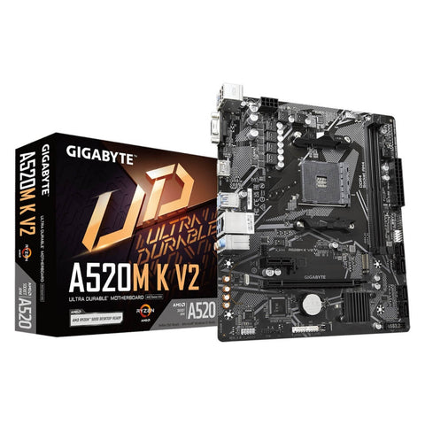 Gigabyte Tarjeta Madre AMD AM4, A520M K V2