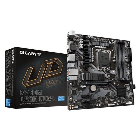 Gigabyte Tarjeta Madre Intel LGA1700, B760M DS3H DDR4