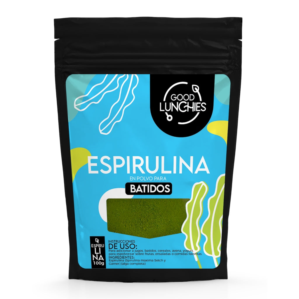 Good Lunchies Suplemento Alimenticio Batido de Espirulina Insomnio, 100 G