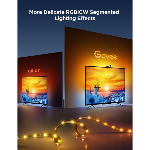 Govee Kit de Luces Inteligentes Envisual TV Retroiluminación 3 Lite 55"-65", H6099