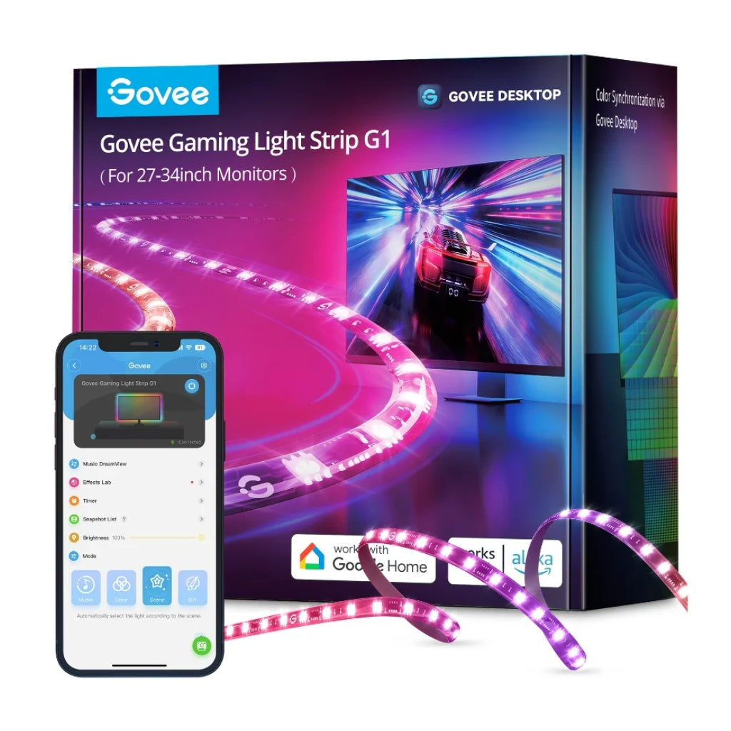 Govee Tira de Luces LED Inteligente Gaming G1 27"-34", H6609