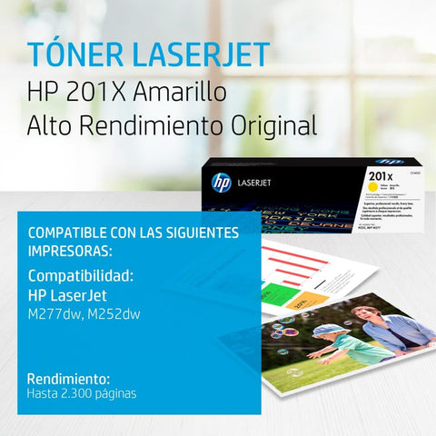 HP Cartucho de Tinta Original 201X