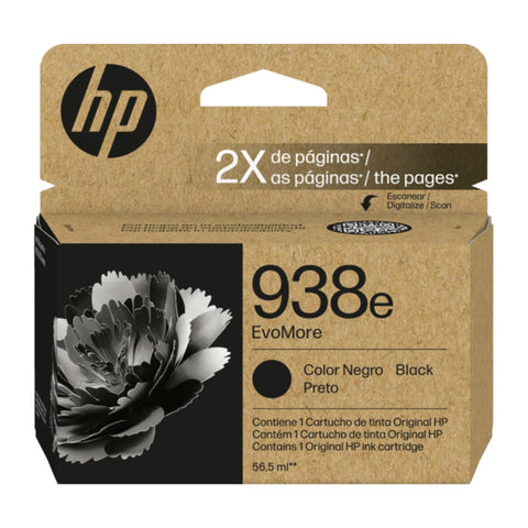 HP Cartucho de Tinta Original EvoMore 938e, 4S6Y