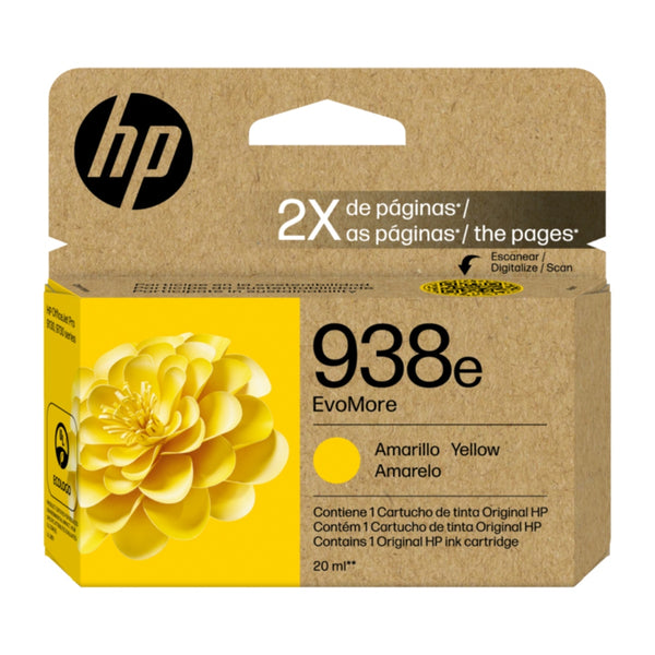 HP Cartucho de Tinta Original EvoMore 938e, 4S6Y