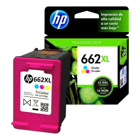 HP Cartucho de Tinta Original Tricolor 662XL (CZ106AL)