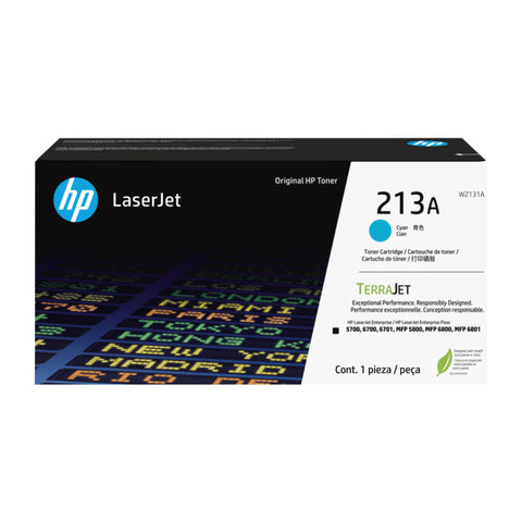 HP Toner de Tinta Cian 213A, W2131A