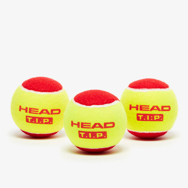 Head Set Bola de Tenis Tip Red para Niños, 3 Piezas