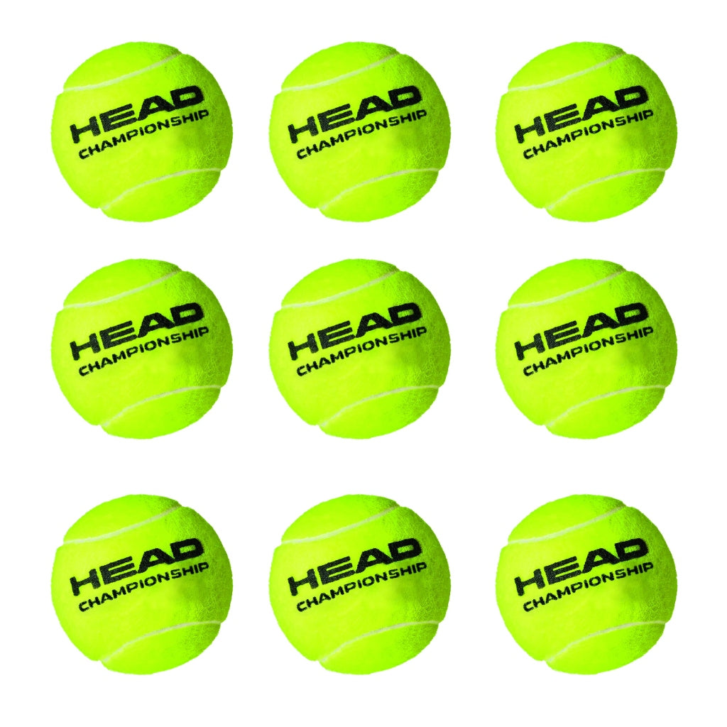 Head Set Bolas de Tenis Champioship Multicolor, 9 Unidades