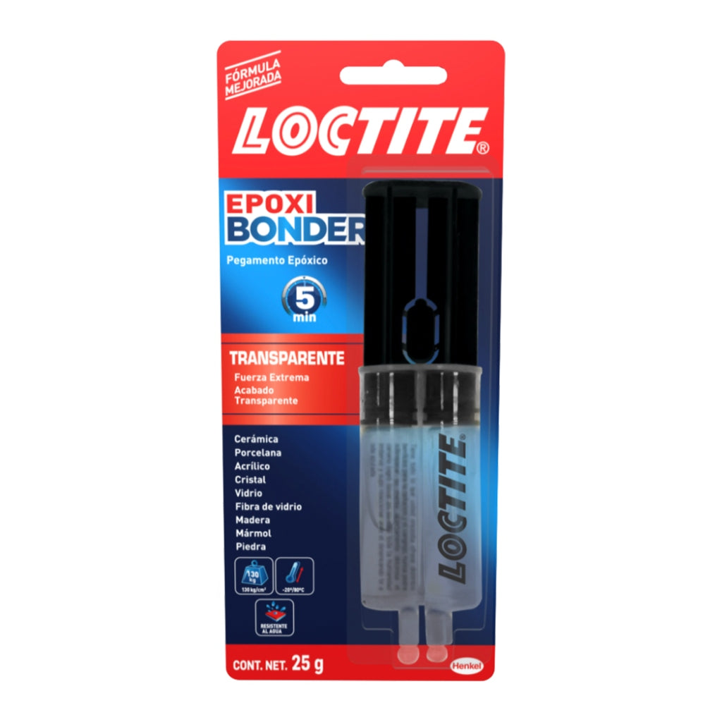 Henkel Pegamento Epóxico Transparente Epoxi-Bonder Loctite, 25g