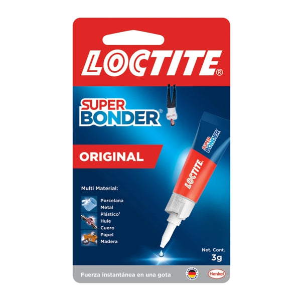 Henkel Pegamento Super Bonder Original Loctite, 3g