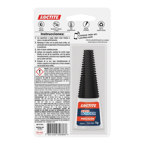 Henkel Pegamento Super Bonder Precisión Loctite, 5g