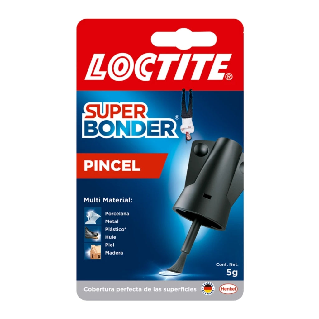 Henkel Pegamento Super Bonder con Pincel Loctite, 5g