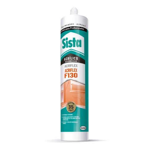 Henkel Silicón Acrílico Sista Acriflex F130 Blanco, 300ml