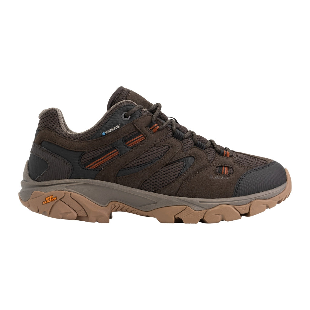 Hi-Tec Zapatos para Hiking Ravus Vent Lite Low Wp Café Oscuro, para Hombre