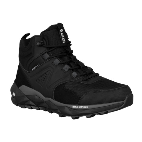 Hi-Tec Zapatos para Hiking Geo Fox Mid WP Negro, para Hombre