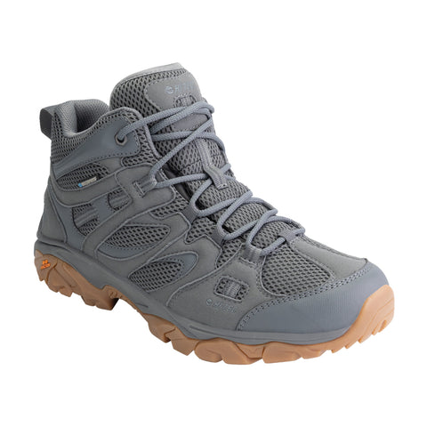 Hi-Tec Zapatos para Hiking Ravus Vent Lite Mid WP Gris, para Hombre