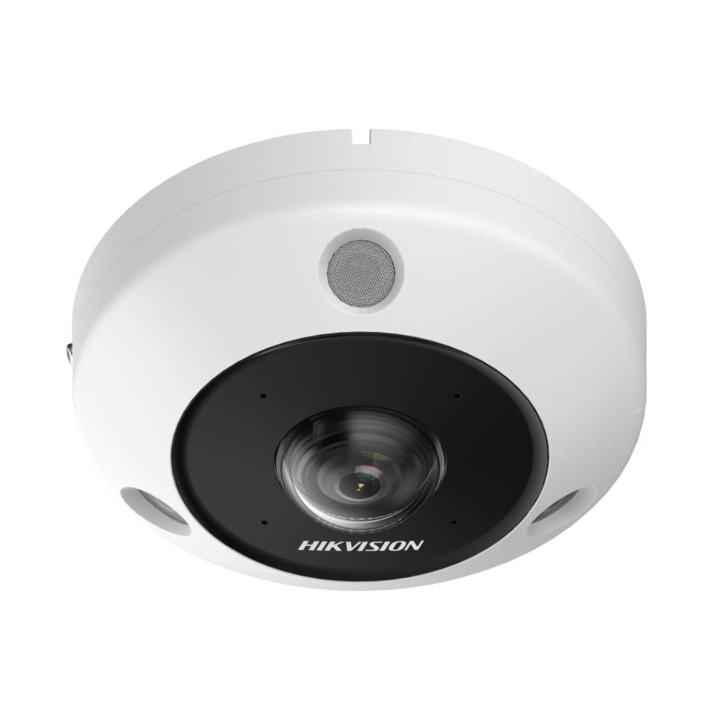 Hikvision Cámara de Seguridad Fisheye de Red DeepinView de 6MP para Exteriores, DS-2CD6365G1-IVS(1.16mm)