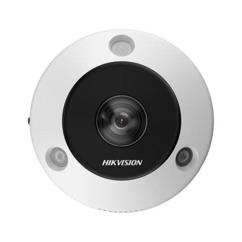 Hikvision Cámara de Seguridad Fisheye de Red DeepinView de 6MP para Exteriores, DS-2CD6365G1-IVS(1.16mm)