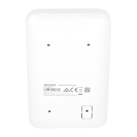 Hikvision Teclado Inalámbrico LED para Configuración de Alarmas, DS-PK1-E-WB