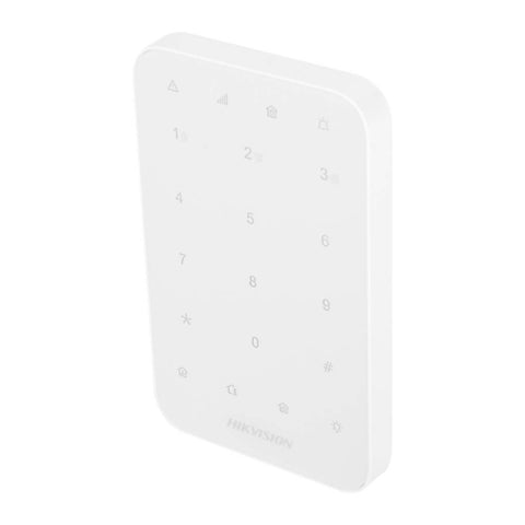 Hikvision Teclado Inalámbrico LED para Configuración de Alarmas, DS-PK1-E-WB