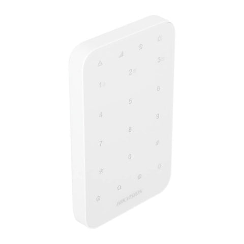 Hikvision Teclado Inalámbrico LED para Configuración de Alarmas, DS-PK1-E-WB