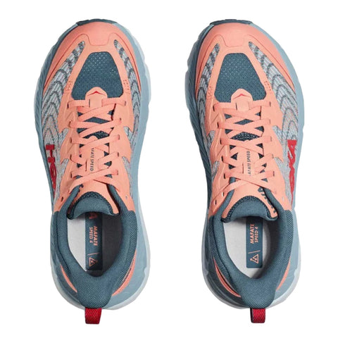 Hoka Tenis W Mafate Speed 4 Naranja/Celeste, para Mujer