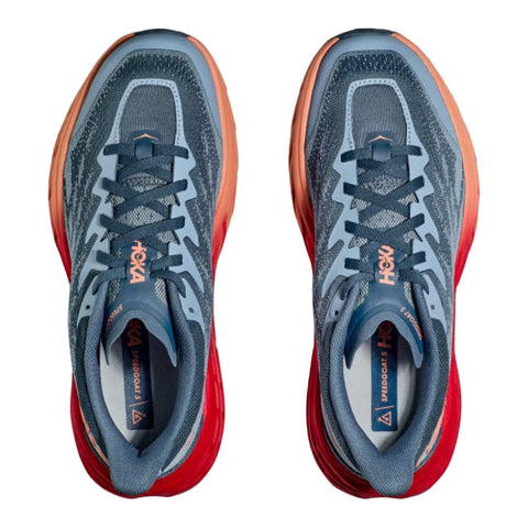 Hoka Tenis W Speedgoat 5 Celeste/Naranja, para Mujer