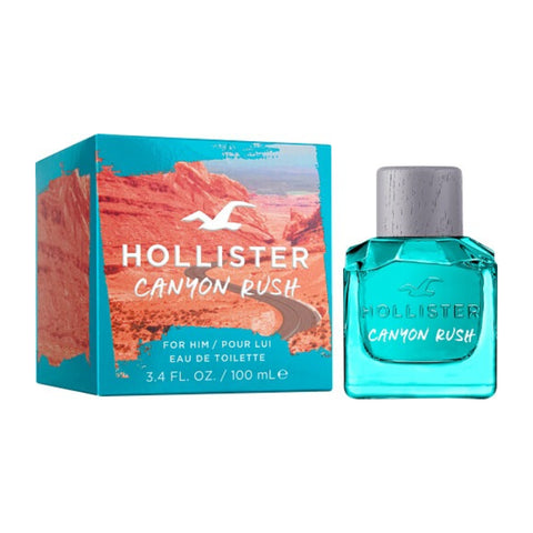 Hollister Perfume Canyon Rush EDT para Hombre, 100 Ml