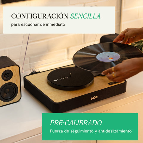 House of Marley Tocadiscos Inalámbrico Revolution con Parlantes