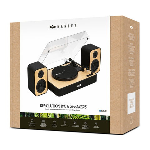 House of Marley Tocadiscos Inalámbrico Revolution con Parlantes